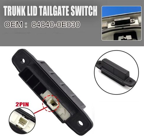 Tailgate Handle Button Compatible with Toyota for Highlander for Camry Car Rear Trunk Lid Release Switch Button 84840-0E030 84840-06030 in Saudi Arabia
