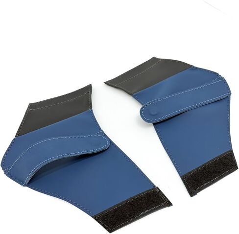 لسيارات BMW G87 M2 G82 G83 M4 F92 M8 M الكربون دلو مقعد حزام الأمان تمديد دليل المحدد غطاء جلد طبيعي غطاء جلد طبيعي مع تثبيت الفيلكرو (المضيق الأزرق) in Kuwait