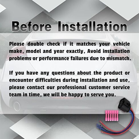 Rear Tail Light Connector Fit for Audi TT Mk2 8J Wiring Harness Loom Connector Plug, Replacement for 1J0973733 in Saudi Arabia