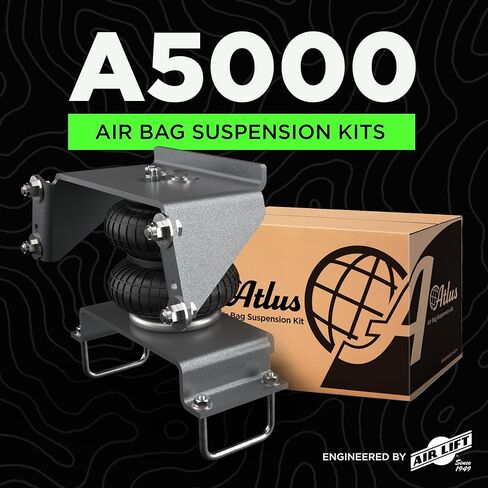 Atlus تم تصميمها بواسطة Air Lift A5000 طقم تعليق الوسادة الهوائية لـ 2003-2013 Ram 2500 4WD، 2003-2018 Ram 3500 4WD SRW & DRW (يستبدل عزم الدوران TR2615AS وFirestone 2615) - AA26150 in Kuwait
