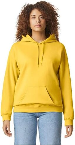Daisy Floral Midweight Hooded Sweatshirt by Gildan in Saudi Arabia