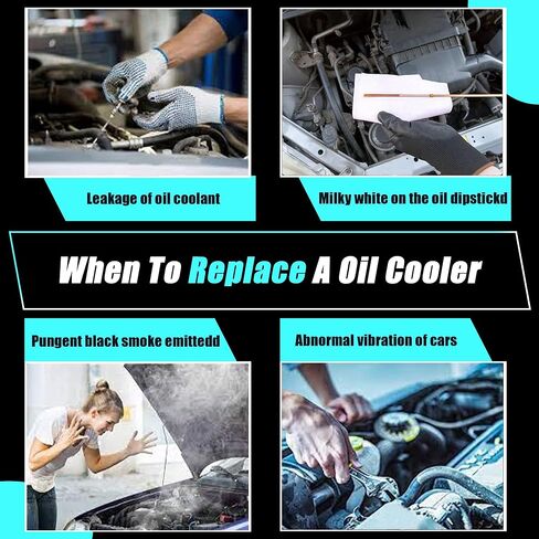 PartsFlow Automatic Transmission Oil Cooler Compatible with Hummer H2 2003 2004 2005 2006 2007 2008 2009 19108 HU4050100 15124483 in Saudi Arabia