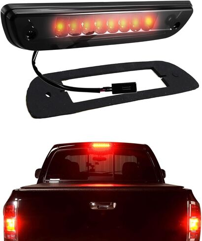LED Third Brake Light Lamp Fit for Tacoma 1995-2015 Tacoma 2016 Second, Rear Center High Mount Stop Lamp Black Housing Clear Lens Replace 81570-04030 8157004030 81571-04010 8157104010 in Saudi Arabia