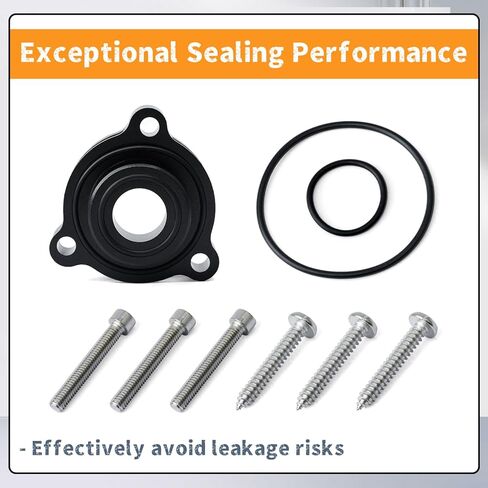 استبدال محول صمام النفخ لسيارة تشيفي سيلفرادو كولورادو لسيارة جي إم سي سييرا كانيون لكاديلاك CT4 2.7L Turbo 2019 2020 2021 2022 2023 2024 2025، بديل لمحول BOV الألومنيوم الأسود in Kuwait