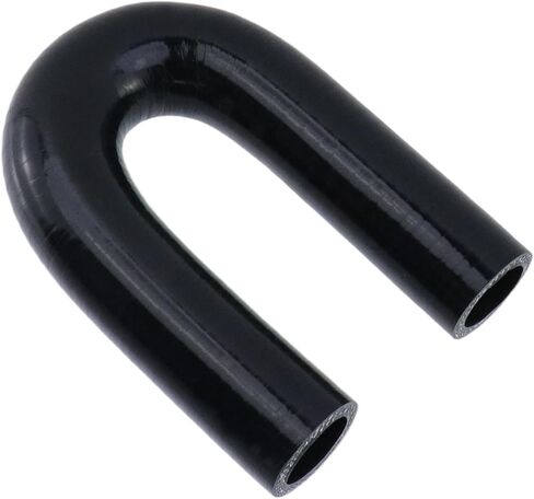 Crapyt 180 Degree Coupler U Bend Shape Elbow Silicone Hose, ID 1"(25mm) Thicknesses 5 mm 4-Ply Reinforced Bend Elbow Coupler Hose for Trucks, Ships, Turbocharger or Intake Tube in Saudi Arabia