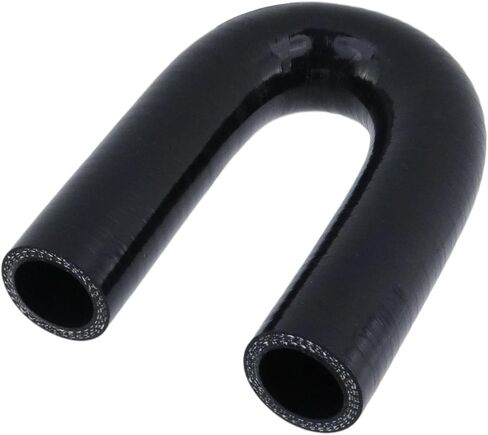 Crapyt 180 Degree Coupler U Bend Shape Elbow Silicone Hose, ID 1"(25mm) Thicknesses 5 mm 4-Ply Reinforced Bend Elbow Coupler Hose for Trucks, Ships, Turbocharger or Intake Tube in Saudi Arabia