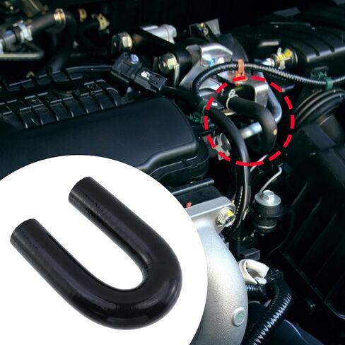 Crapyt 180 Degree Coupler U Bend Shape Elbow Silicone Hose, ID 1"(25mm) Thicknesses 5 mm 4-Ply Reinforced Bend Elbow Coupler Hose for Trucks, Ships, Turbocharger or Intake Tube in Saudi Arabia