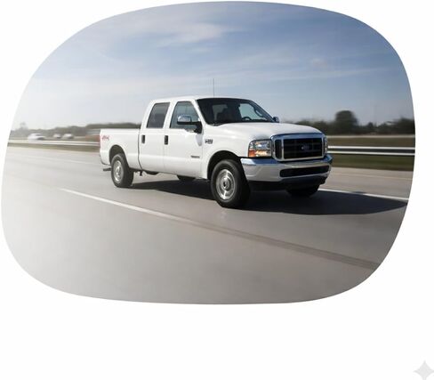 Driver Side Replacement Mirror Glass for FORD EXPEDITION (1997 1998 1999 2000 2001 2002) F-150 (1997 1998 1999 2000 2001 2002 2003 2004) F-250 (1997 1998 1999) F-350 (1997 1998 1999) in Kuwait