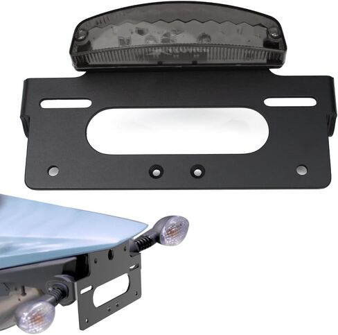 Fender Eliminator Fit for KLX300 / SM 2024-2025 License Plate Holder with LED Light Tail Tidy Fits Aftermarket/OEM Turn Signals in Saudi Arabia