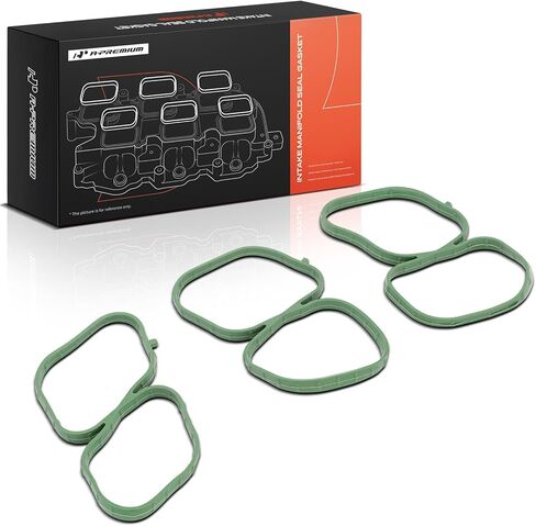 A-Premium Upper Fuel Injection Plenum Gasket Set Compatible with Ford Fusion 2010-2012, Edge 2007-2010, Taurus 2008-2012, Flex, Taurus X & Mazda 6, CX-9 & Lincoln MKZ, MKX, MKS, MKT & Mercury Sable in Saudi Arabia