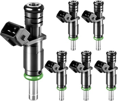 6Pcs Fuel Injectors 7531634 FJ748 Injector 6Holes Compatible with BMW 328i 330i 530i 128i X3 X5 Z4 525i 528i 325xi 2006 2007 2008 2009 2010 2011 2012 3.0L Engine 13537531634 Set of 6 in Saudi Arabia