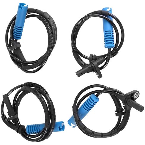 4Pcs ABS Wheel Speed Sensors Front & Rear Left & Right Compatible with BMW 325xi 330xi 2006, 328i 335i xDrive 2009-2013, 328xi 335xi 2007-2008 3.0L L6 Replacement for 34526764858 34526764859 in Saudi Arabia