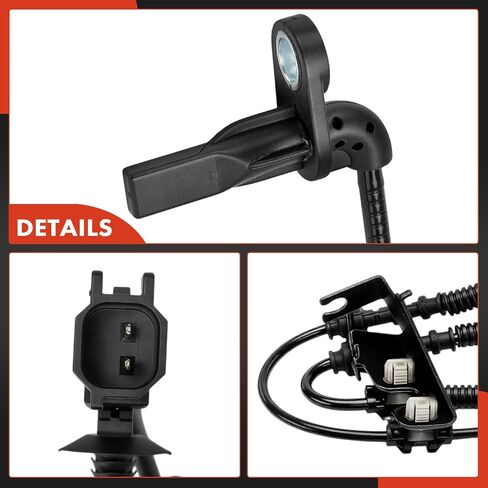 A-Premium Front Left ABS Wheel Speed Sensor Compatible with Chevrolet & GMC Models - Silverado 1500, Sierra 1500, 2019 in Saudi Arabia