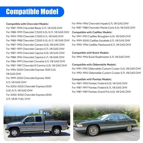 مجموعة حشية غطاء صمام المحرك VS50088R VS 50088 R مناسبة لـ C1500 2500 بويك رودماستر شيفروليه إكسبريس كامارو كابريس لكاديلاك إسكاليد بروجهام أولدزموبيل كروزر مخصص بونتياك جي إم سي 5.0 5.7 لتر in Saudi Arabia