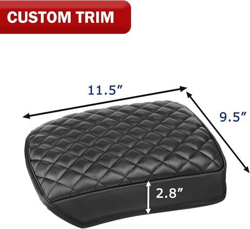 KBH Center Console Armrest Cover for Nissan Frontier 2005-2021, Xterra 2005-2015, Middle Console Arm Rest Lid Cushion Pad, Vinyl Leather Interior Accessories, Anti-Scratch, Black in Saudi Arabia