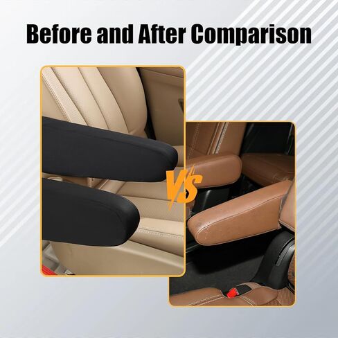 2PCS Armrest Cover for Car, Wear-Resistant Arm Rest Covers, Elastic Fabric Auto Seat Armrest Protectors, Soft & Comfortable Front Seat Arm Rest pads for Truck, Car, SUV, Sedan, Black in Saudi Arabia