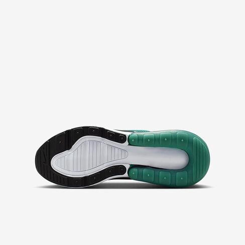 Nike Air Max 270 Big Kids' Shoes (Black/Evergreen Aura/Deep Night/White) Size 6.5 in Saudi Arabia