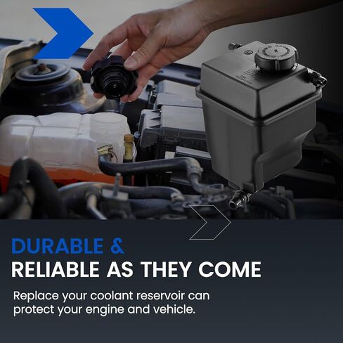 Engine Coolant Reservoir Tank 603-270 Compatible with BMW X5 4.4L 4.8L 2004-2006 Land Rover Range Rover 2003-2005 4.4L Replace 17137501959 17117639022 603270 FRT2002C FRT1911C ETP0138 Z49008 in Saudi Arabia