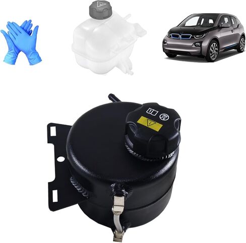 603-332 خزان تبريد محرك الألومنيوم مع غطاء، متوافق مع BMW 118i 318i i3 i3s i8 2014-2019، ميني كوبر كونتريمان بيسمان 2007-2016، خزان توسيع استرداد الفائض in Kuwait