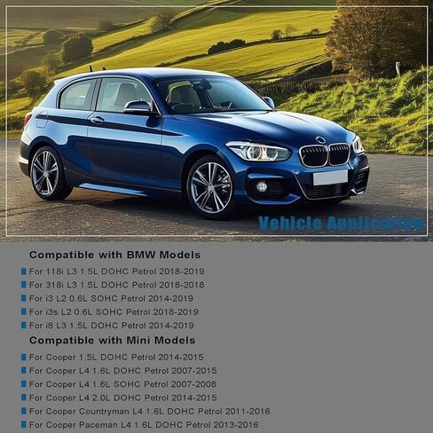 603-332 خزان تبريد محرك الألومنيوم مع غطاء، متوافق مع BMW 118i 318i i3 i3s i8 2014-2019، ميني كوبر كونتريمان بيسمان 2007-2016، خزان توسيع استرداد الفائض in Kuwait
