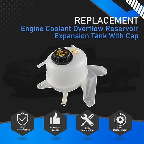 Engine Coolant Overflow Reservoir Expansion Tank With Cap Compatible With 2001-2011 Ford Ranger L4 2.3L Mazda B2300 L4 2.3L Replaces 603-091 1L5Z8A080AC 2L5Z8A080AA 9C3Z8101B 603091 in Saudi Arabia