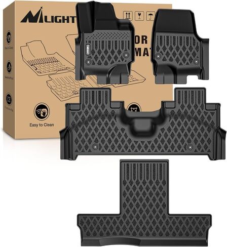 Nilight TPE Floor Mats for Ford F-150 F150 Lightning SuperCrew Cab(Bucket Seats) 2015 2016 2017 2018 2019 2020 2021 2022 2023 2024,All Weather Custom Fit Heavy Duty Floor Liners in Saudi Arabia