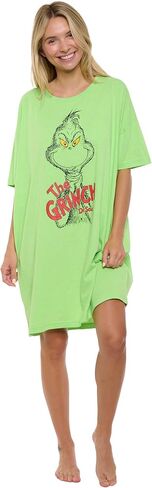 The Grinch Dr. Seuss Womens Sleepshirt One Size and Plus Size in Kuwait