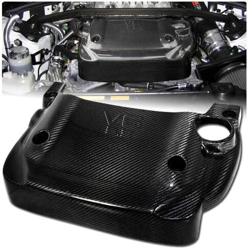 1 Piece Real Carbon Fiber Engine Cover Trim Compatible with 2003-2006 Nissan 350Z Z33, 2004 2005 in Saudi Arabia