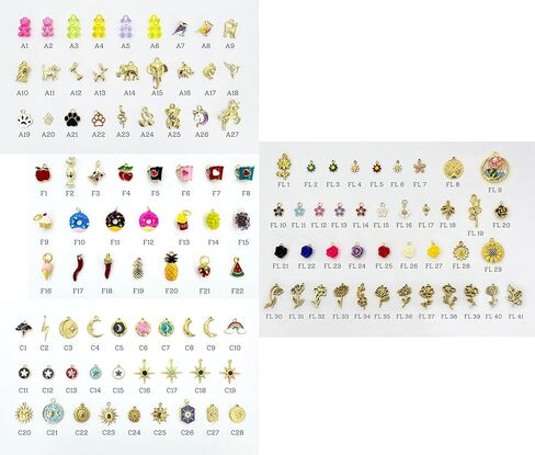 قلادة مميزة من الفولاذ المقاوم للصدأ بحلقة تسلق ذهبية مع قلادة على شكل قلب من اللؤلؤ على شكل دب صمغي من المينا للنساء قابلة للتغيير، اصنع مجوهراتك الخاصة - DII in Kuwait