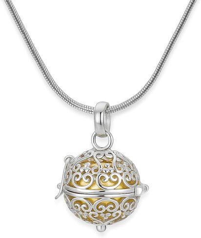 Sterling Silver Bali Harmony Ball, Bola Pregancy Necklace, Harmony Ball Necklace, Angel Caller in Saudi Arabia