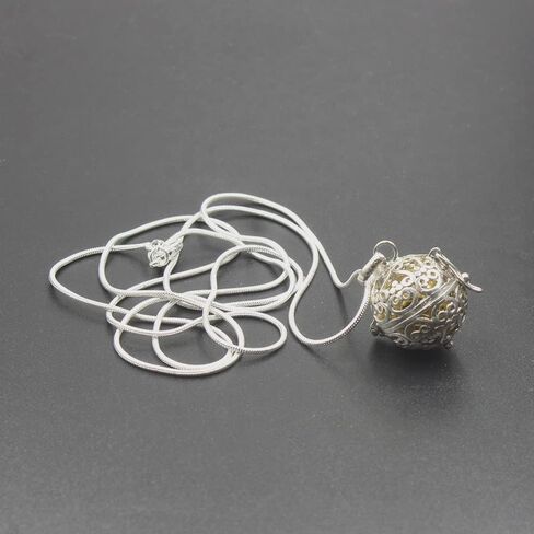 Sterling Silver Bali Harmony Ball, Bola Pregancy Necklace, Harmony Ball Necklace, Angel Caller in Saudi Arabia
