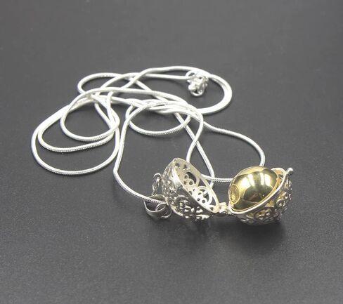 Sterling Silver Bali Harmony Ball, Bola Pregancy Necklace, Harmony Ball Necklace, Angel Caller in Saudi Arabia