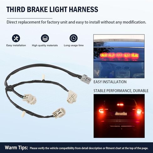 4L3Z-13A625-AA Brake Light Wire Harness for F150 2004-2008, Explorer Sport Trac 2007-2010, Mark LT 2006-2008, Third Brake Light Wire Harness, 4L3Z13A625AA in Saudi Arabia