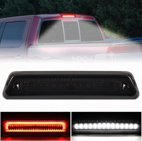 مصباح فرامل LED ثالث لسيارة Ford F150 09-14، مصباح إيقاف خلفي للعدسة المدخنة، مصباح إيقاف عالي الفلاش مع حشوات إسفنجية مانعة للتسرب لملحقات Ford F-150 2009-2014 (التوصيل والتشغيل) in Saudi Arabia