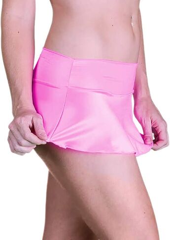 Delicate Illusions Sexy Micro Mini Stretch Standard and Plus Size Dance Short Skirt for Women (Order by Dress Size) in Saudi Arabia