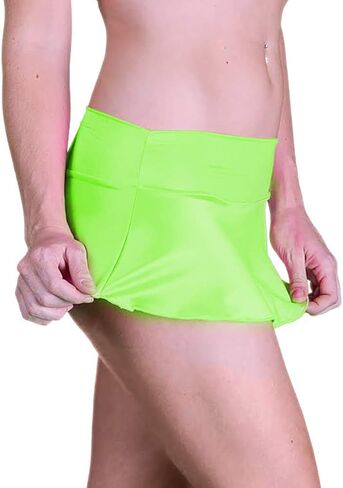 Delicate Illusions Sexy Micro Mini Stretch Standard and Plus Size Dance Short Skirt for Women (Order by Dress Size) in Saudi Arabia