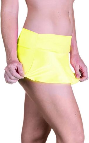 Delicate Illusions Sexy Micro Mini Stretch Standard and Plus Size Dance Short Skirt for Women (Order by Dress Size) in Saudi Arabia