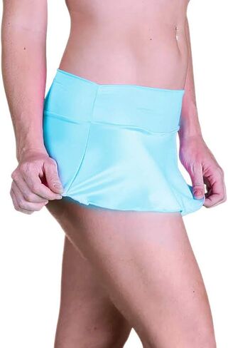 Delicate Illusions Sexy Micro Mini Stretch Standard and Plus Size Dance Short Skirt for Women (Order by Dress Size) in Saudi Arabia