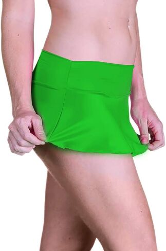 Delicate Illusions Sexy Micro Mini Stretch Standard and Plus Size Dance Short Skirt for Women (Order by Dress Size) in Saudi Arabia