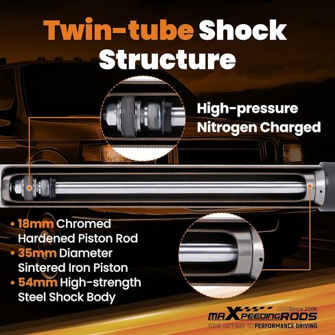 ممتصات صدمات خلفية maxpeedingrods 0-4 بوصة لسيارة Ford Excursion 2000-2005 2WD 4WD in Kuwait