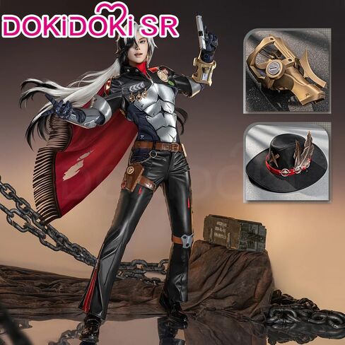 KIRA KIRA Boothill Cosplay Costume with Hat Doki-SR Full Set Game Honkai: Star Rail Boothill Cosplay Halloween Outfits in Saudi Arabia