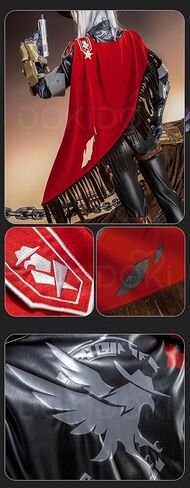 KIRA KIRA Boothill Cosplay Costume with Hat Doki-SR Full Set Game Honkai: Star Rail Boothill Cosplay Halloween Outfits in Saudi Arabia