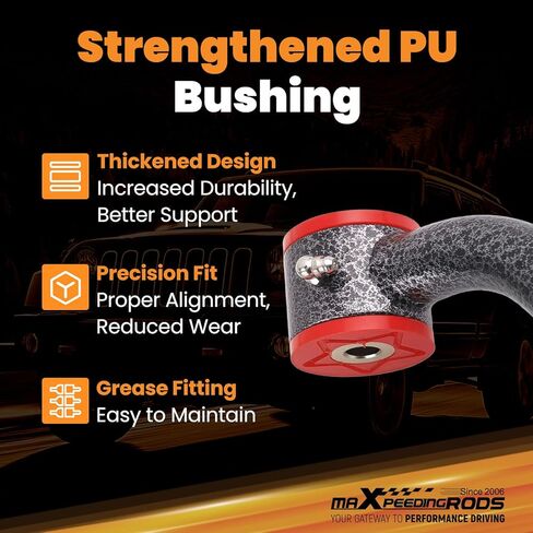 maxpeedingrods لأذرع التحكم العلوية الأمامية للرفع 1-4 بوصة لسيارة جيب ليبرتي 2002-2007، أذرع التحكم في التعليق القابلة للتعديل in Saudi Arabia