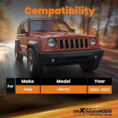 maxpeedingrods لأذرع التحكم العلوية الأمامية للرفع 1-4 بوصة لسيارة جيب ليبرتي 2002-2007، أذرع التحكم في التعليق القابلة للتعديل in Saudi Arabia