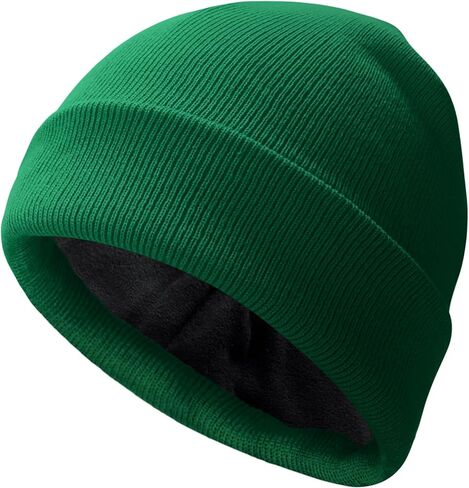 قبعة PFFY للرجال والنساء للجنسين منسوجة بأساور شتوية سميكة مبطنة قبعات بيني in Kuwait