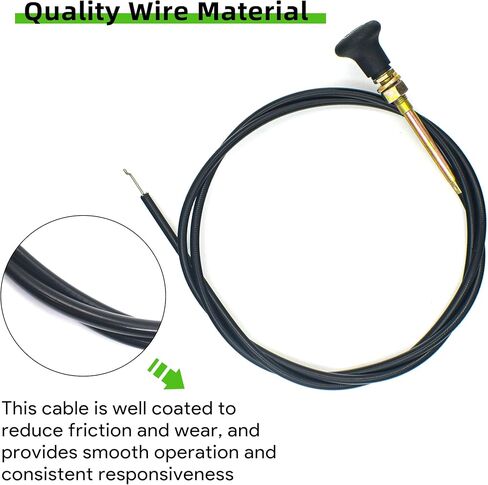 290-610 Choke Cable Replacement for Bad Boy MZ Magnum/CZT/CZT Elite, Compatible with Maverick Zero-Turn Mowers, Replaces OEM# 054-8017-00 in Saudi Arabia