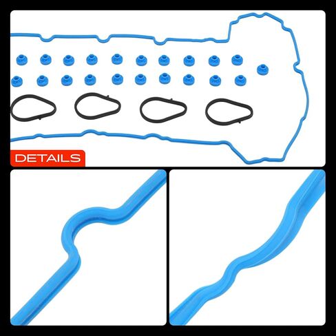 A-Premium Engine Valve Cover Gasket Set Compatible with Chevrolet Colorado 2004-2006 & GMC Canyon 2004-2006 & Isuzu i-280 2006, 2.8L in Saudi Arabia