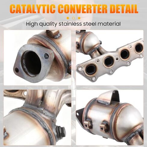 Catalytic Converter with Gasket Kit Compatible for 2012-2017 Hyundai Accent Veloster Kia Rio Soul L4 1.6L, Replace 674-891 285102BEF1, Direct-fit (EPA Compliant) in Kuwait