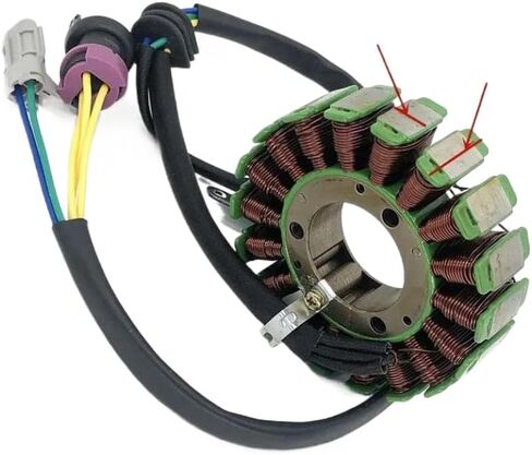 Magneto Stator Coil 18 Coils Ignition Stator Magneto For 300cc ATV Quad Generator 2.1.01.2061 Compatible With 300cc ATV Quad in Saudi Arabia