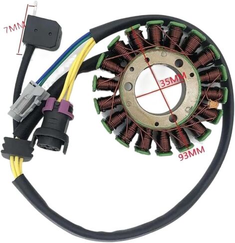 Magneto Stator Coil 18 Coils Ignition Stator Magneto For 300cc ATV Quad Generator 2.1.01.2061 Compatible With 300cc ATV Quad in Saudi Arabia